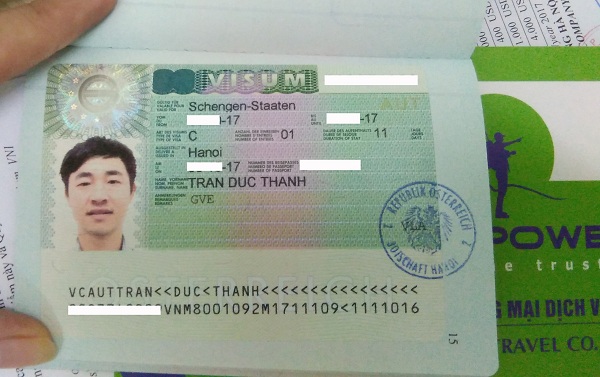 Chúc mừng visa công tác Áo